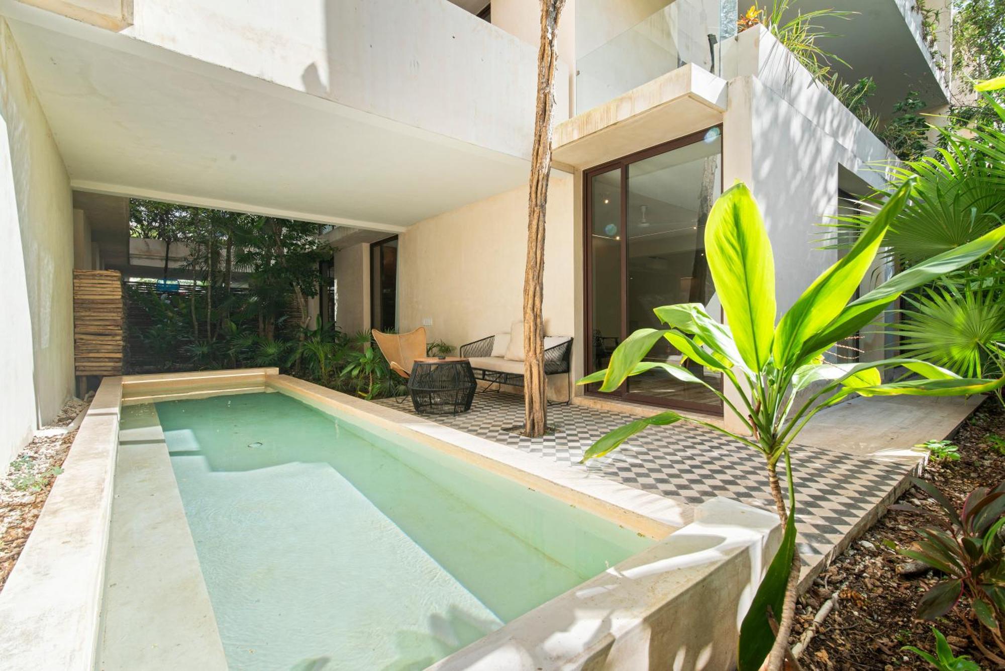 102-104 Amazing Private Pool And Fully Equipped Apartment Tulum Exteriör bild